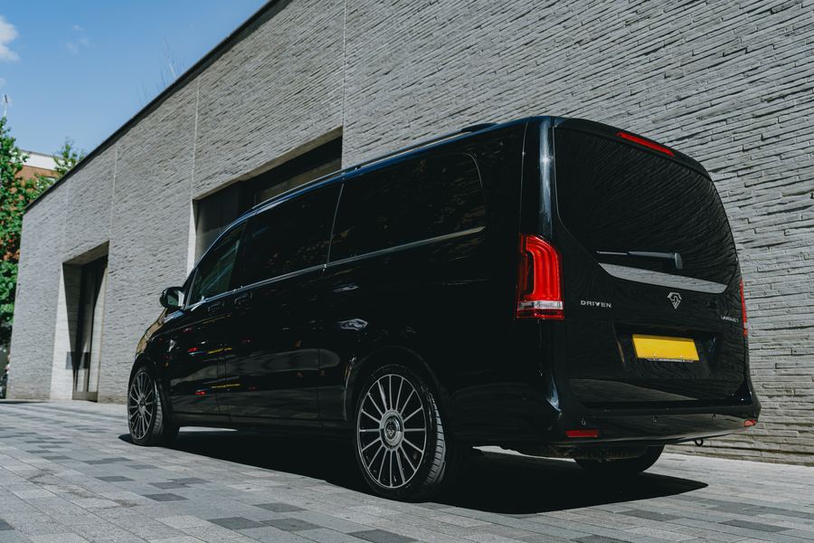 Mercedes-Benz V-Class rear three-quarter exterior view